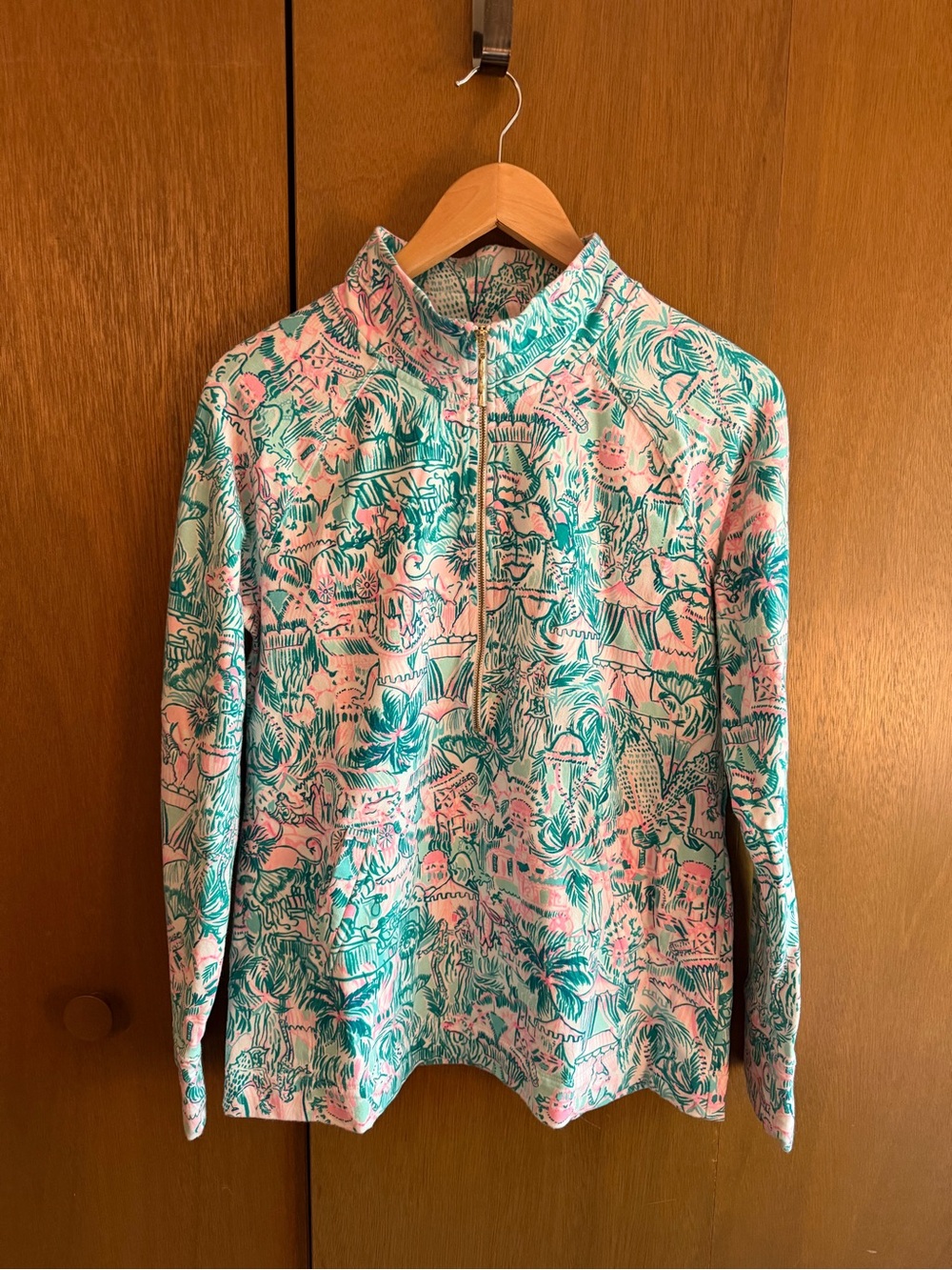 Lilly Pulitzer half zip pullover size large